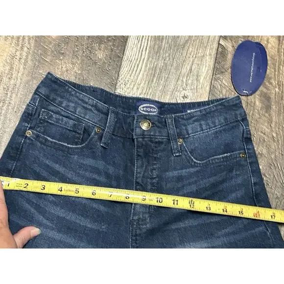 Scoop Retro Trouser Jean High Rise Womens Sz 4 New With Tags - Picture 8 of 13